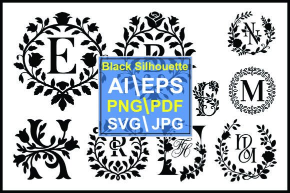 Black Floral Monogram Alphabet Letters: A Designer's Guide