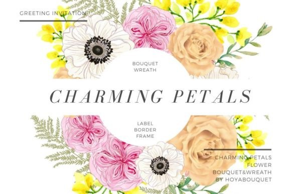 Charming Petals Wreath Bouquet: A Designer's Botanical Toolkit