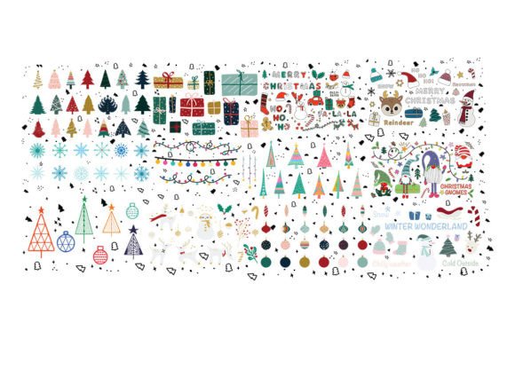 Christmas Elements Mega Bundle: Your Holiday Design Toolkit