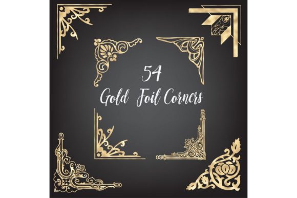 Gold Foil Corners and Golden Borders: A Designer's Best Friend