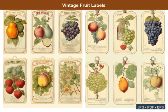 Vintage Fruit Labels Vol 3: A Quiet Nod to Orchard Heritage