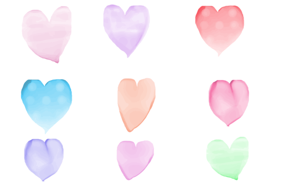 Watercolor Hearts Clipart: A Guide to Your Valentine's Day Designs